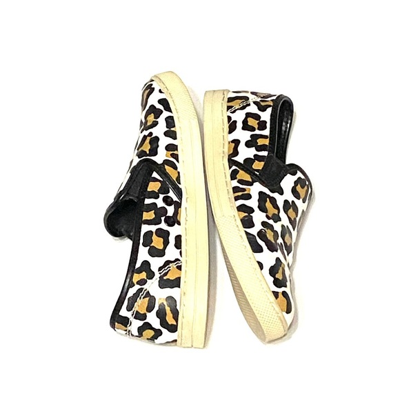 Coach Parkside Ocelot Leopard Print Leather Slip-ons - Picture 8 of 13